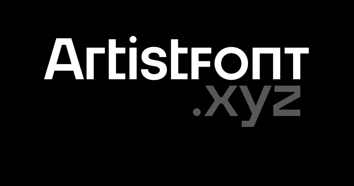 Image of ArtistFont.xyz Image of ArtistFont.xyz